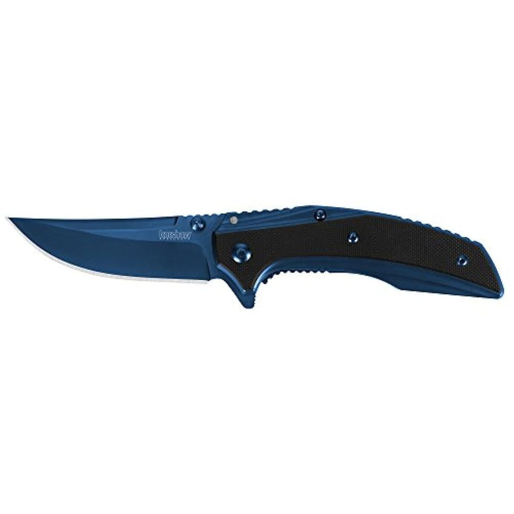 Kershaw hoja de acero  de 3 pulgadas en color azul brillante
