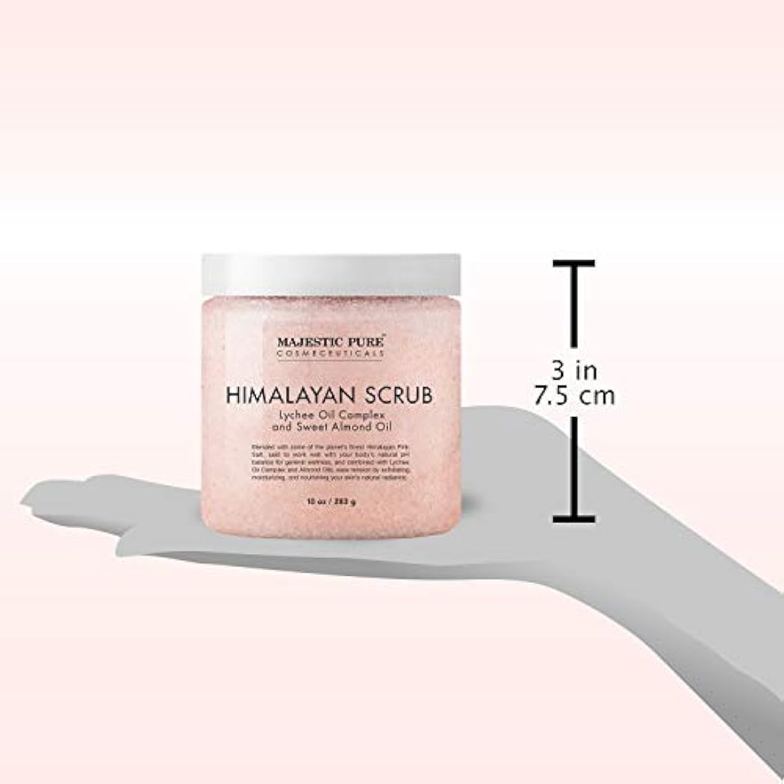 Exfoliante corporal con sal del Himalaya y aceite esencial