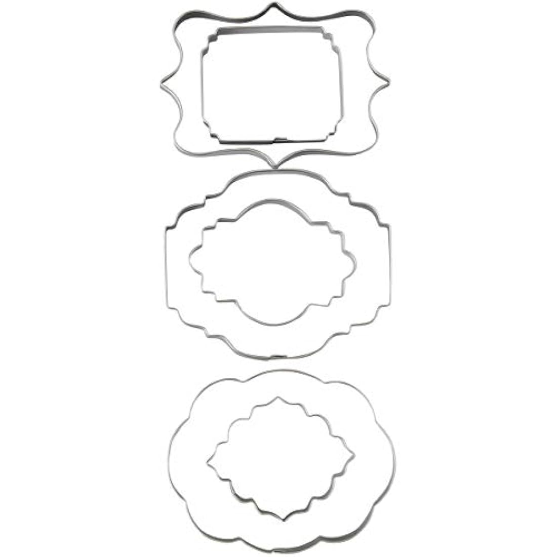 Wilton 417-7555 juego de cortadores para placa de fondant