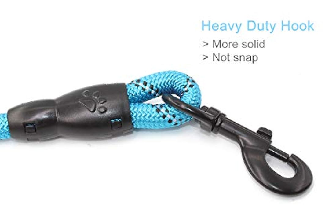 Correa para perro 5 pies con asa acolchada y muy reflectante