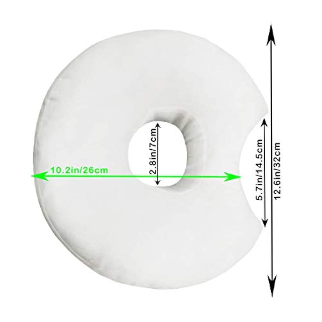 Truyond Donut - Cojín de peluche (14.0 in)