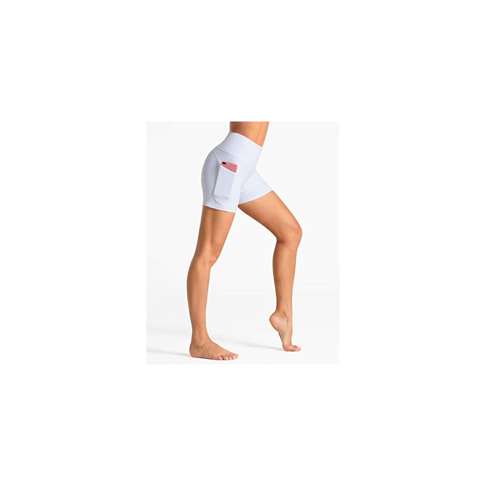 Shorts cortos de yoga de cintura alta para mujer talla XL