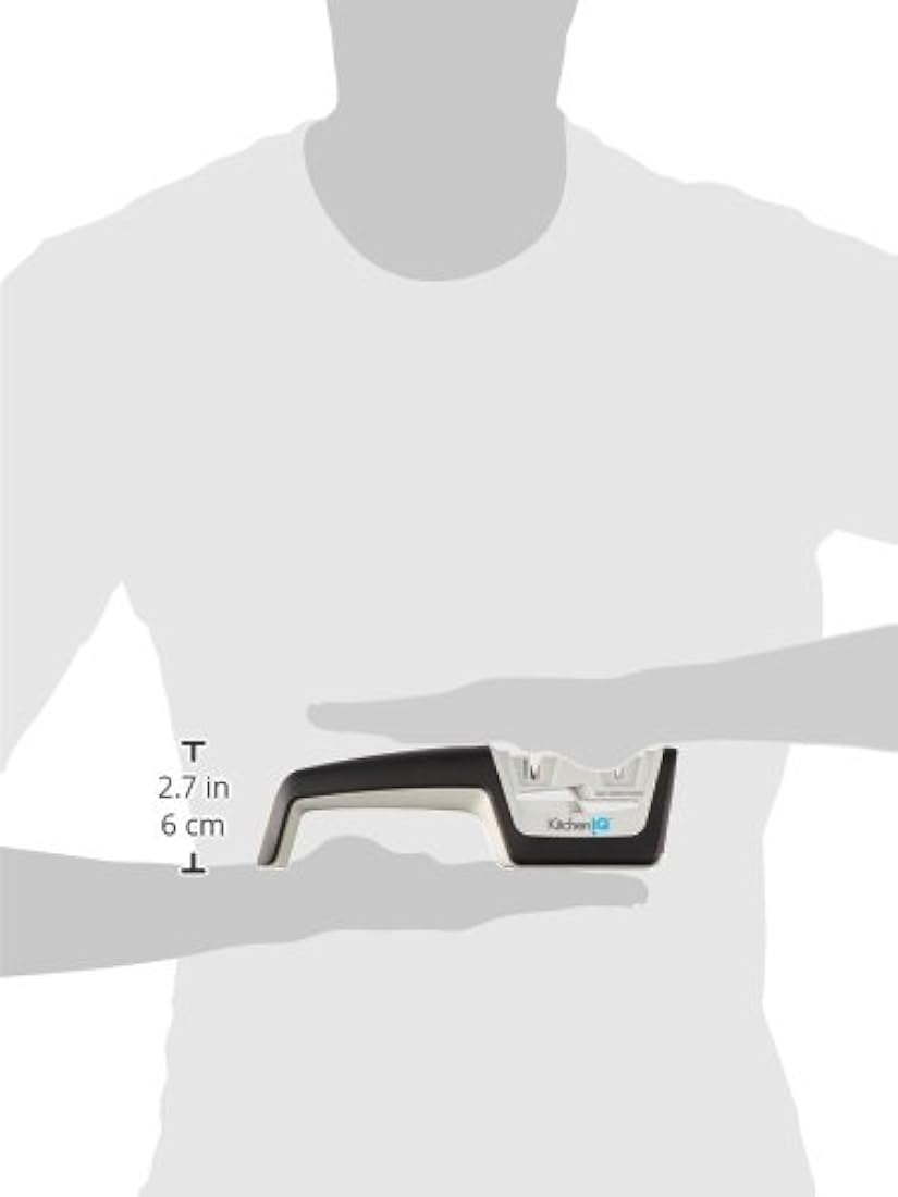 afilador de cuchillos y tijeras, Paquete de 10, Blanco/Negro