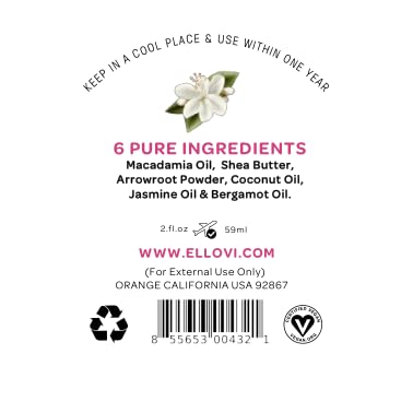 Manteca Corporal Vegana Natural - 6 Ingredientes - Lujo 100% vegetal