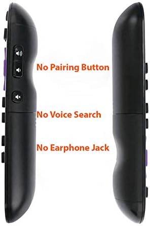 Control Remoto TCL Roku TV con botones para Netflix y más