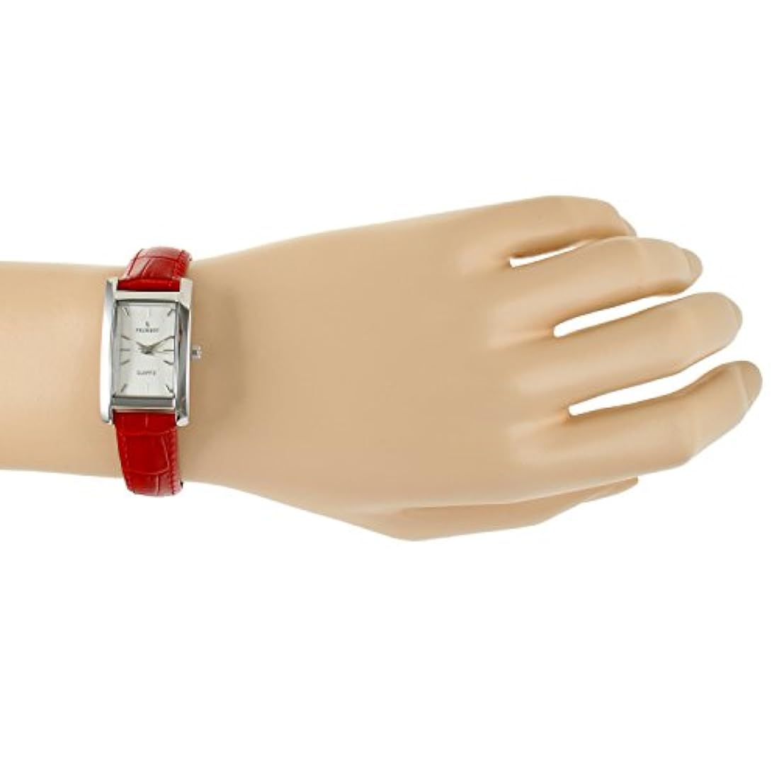 Reloj de pulsera para mujer con forma rectangular ''H