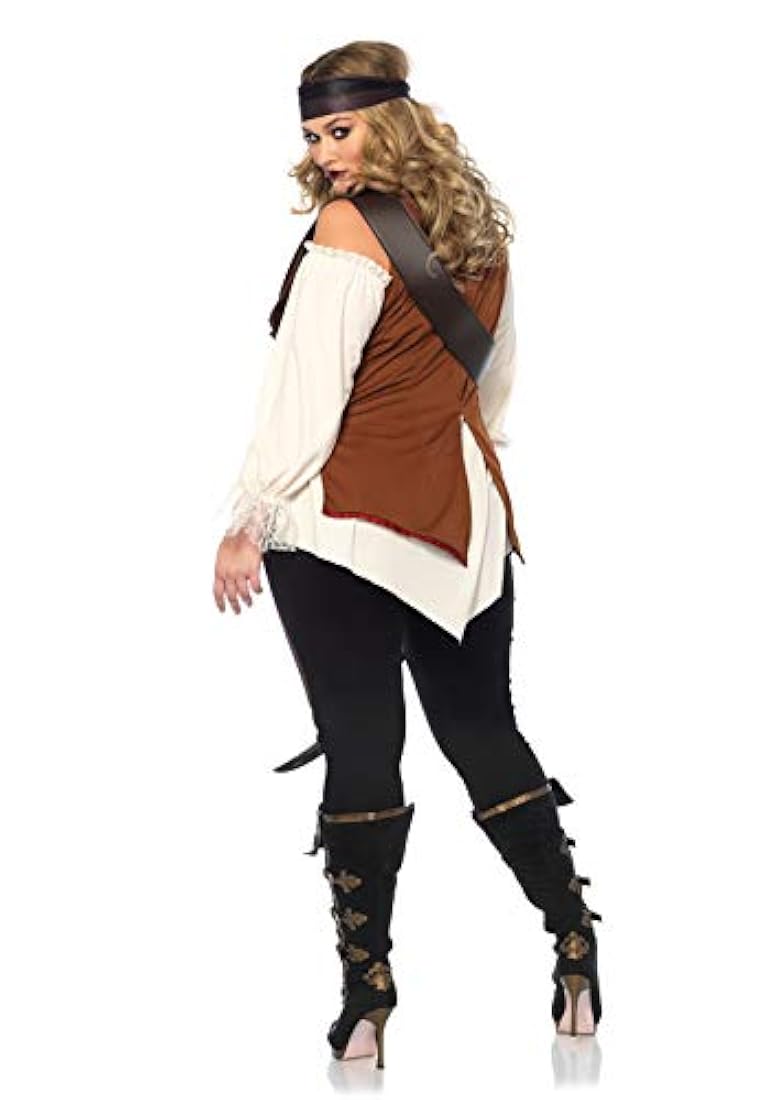 leg avenue Women 's Plus talla capitán Benetton disfraz