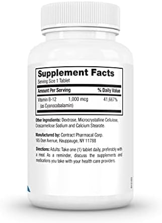 Suplementos Energéticos B12, Earth's Splendor, 200 Tabletas