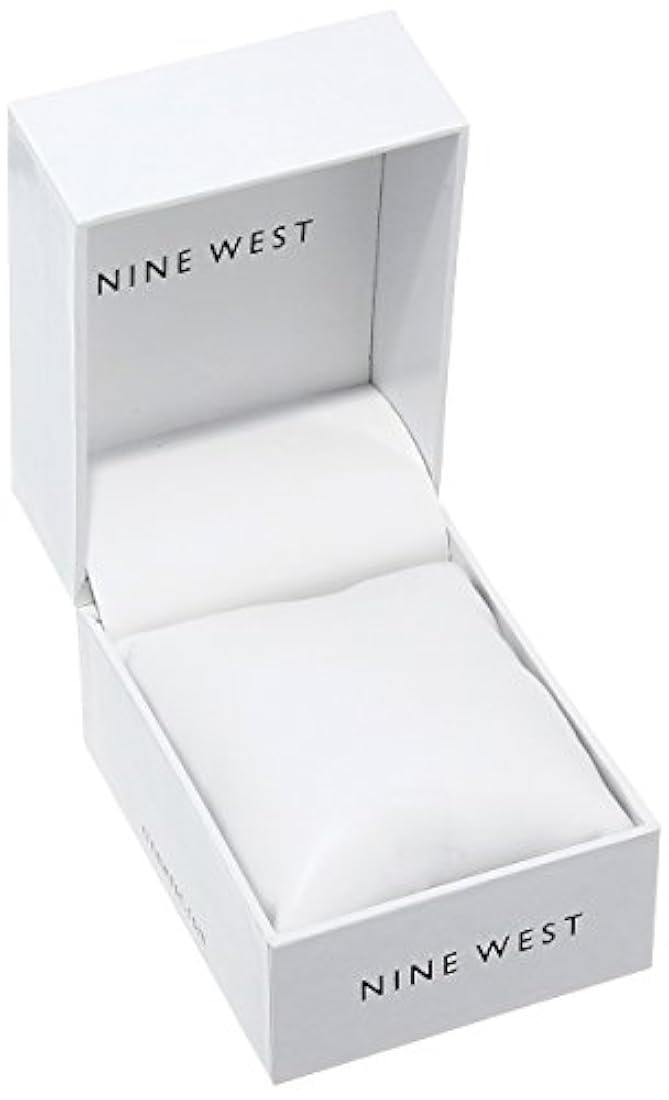 Reloj de pulsera con esfera de champagne Nine West