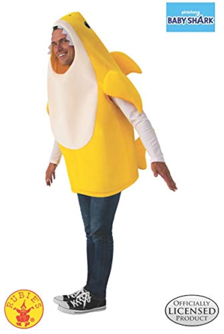 Disfraz de tiburón bebé para adulto