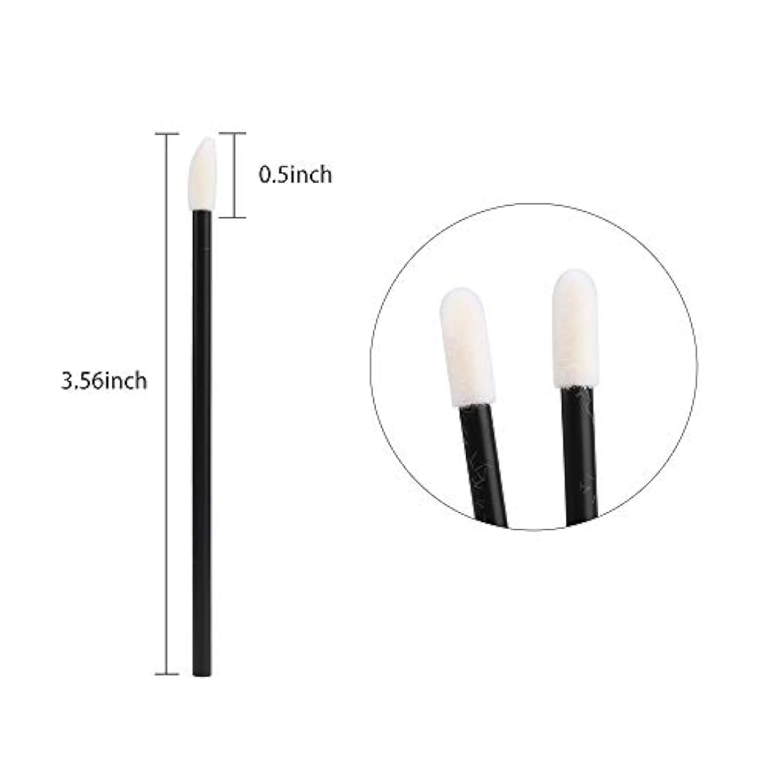 640 cepillos desechables para labios maquillaje aplicadores