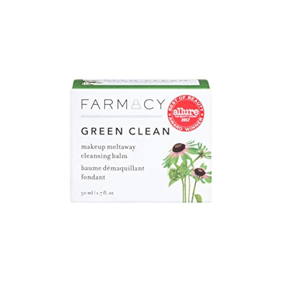 Farmacy Natural Makeup Remover - Verde Clean Makeup Meltaway Limpiador Bálsamo Cosmético