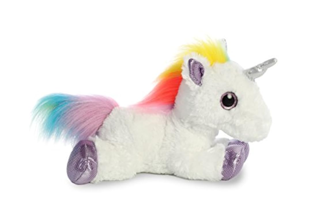 Aurora World Flopsie Peluche Animal, Rainbow Unicorn, 12