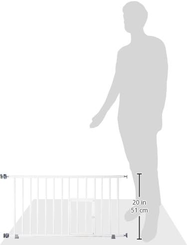 Puerta para mascotas extra ancha : 45 cm alto 45-78 cm ancho