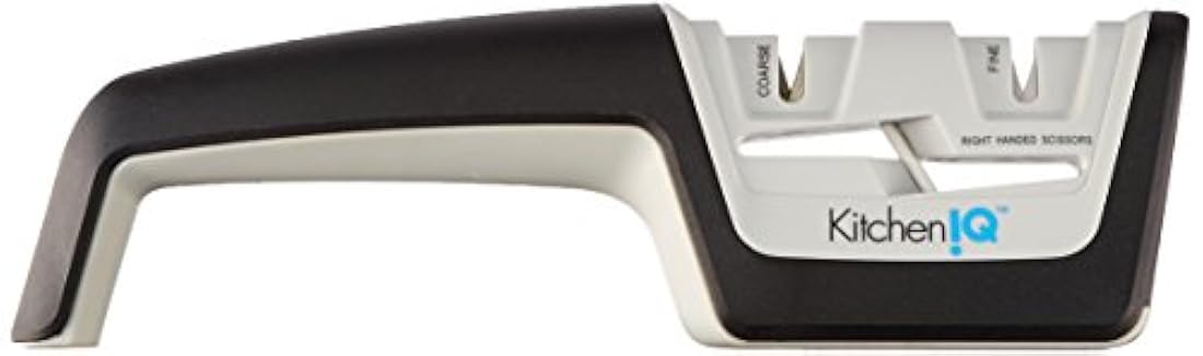 afilador de cuchillos y tijeras, Paquete de 10, Blanco/Negro