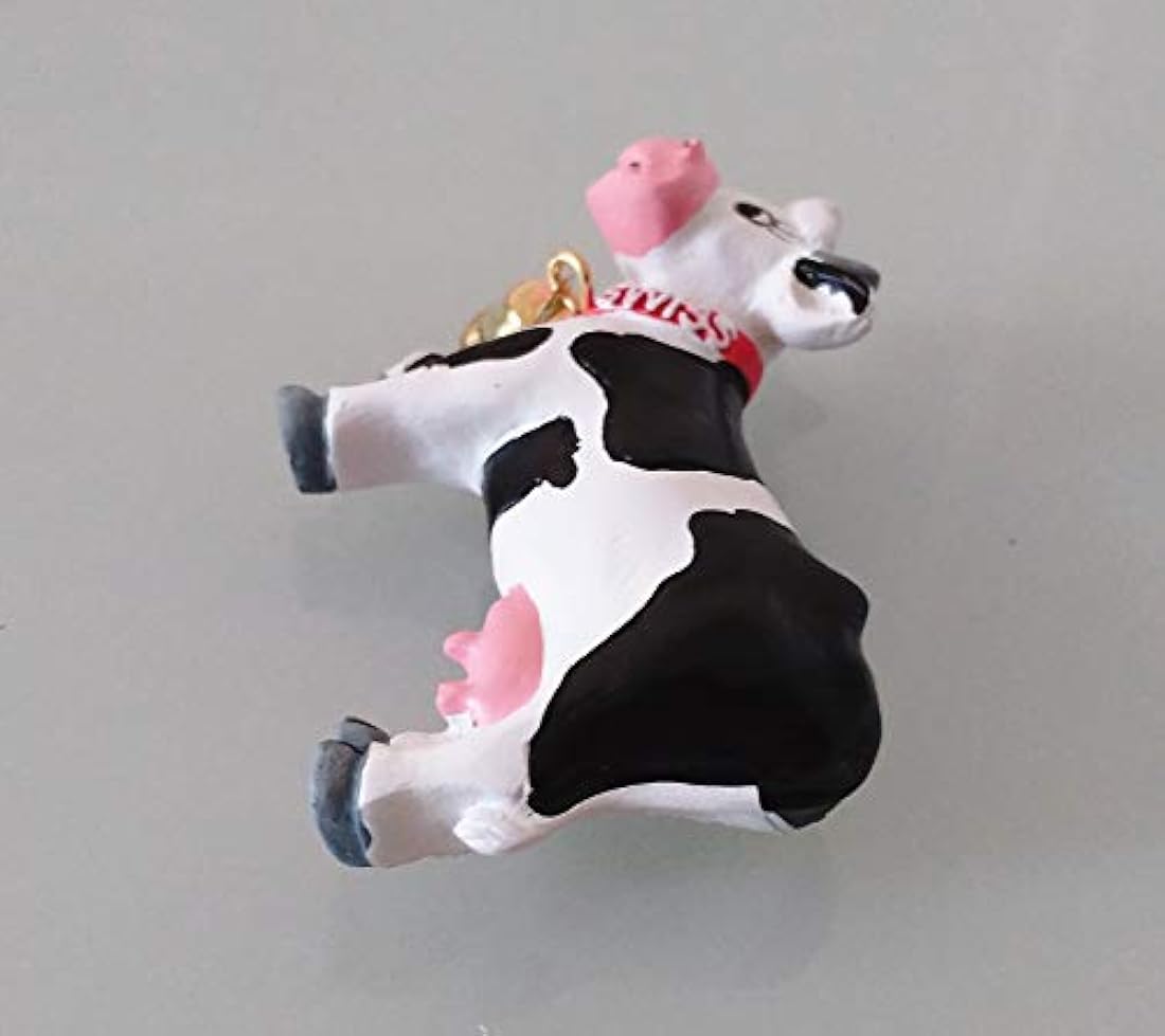 Imán de nevera 3D de vaca de Suiza