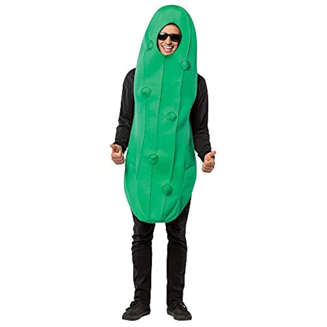Disfraz de pepinillo para adulto de la marca Rasta Imposta