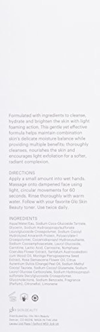 Limpiador facial para piel combinada