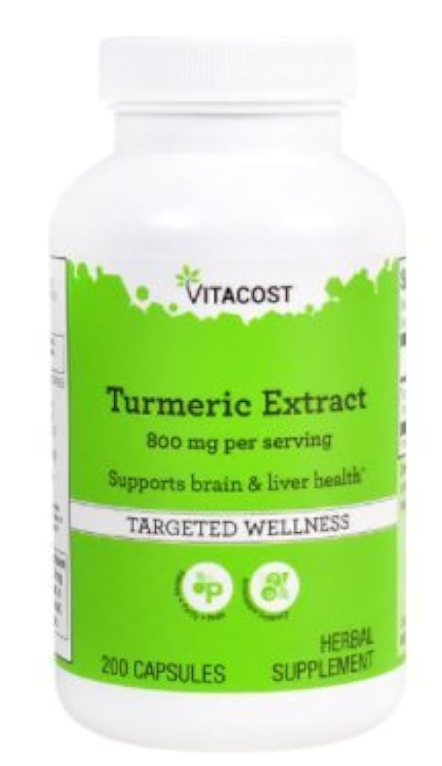 vitacost Extracto de Cúrcuma – -800 mg por Servir – 200