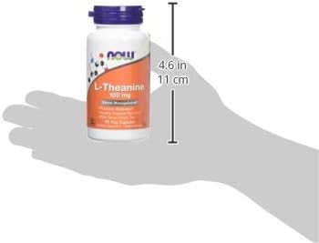 Suplemento Now Foods L Teanina 90 cápsulas vegetales