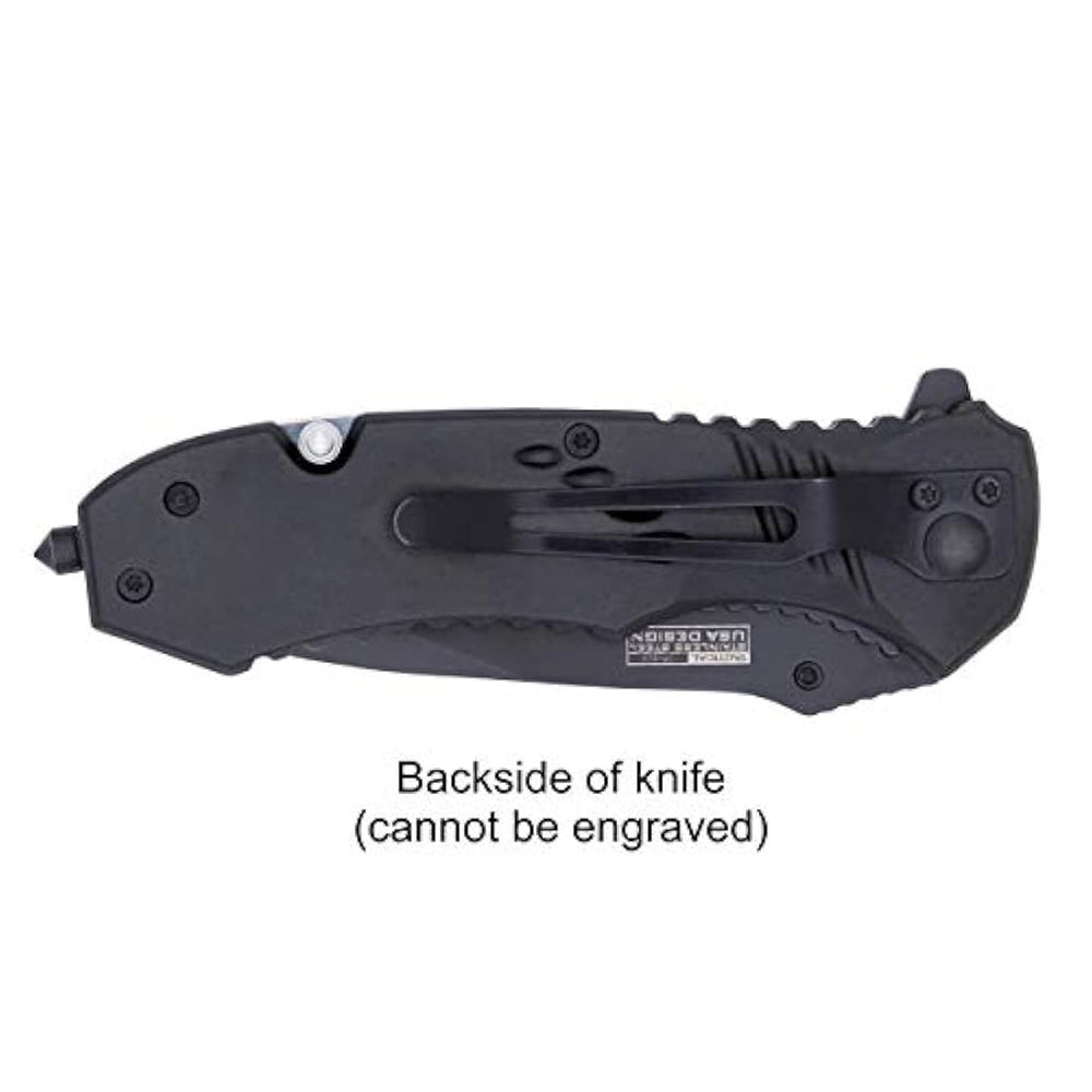 Cuchillo de bolsillo grabado