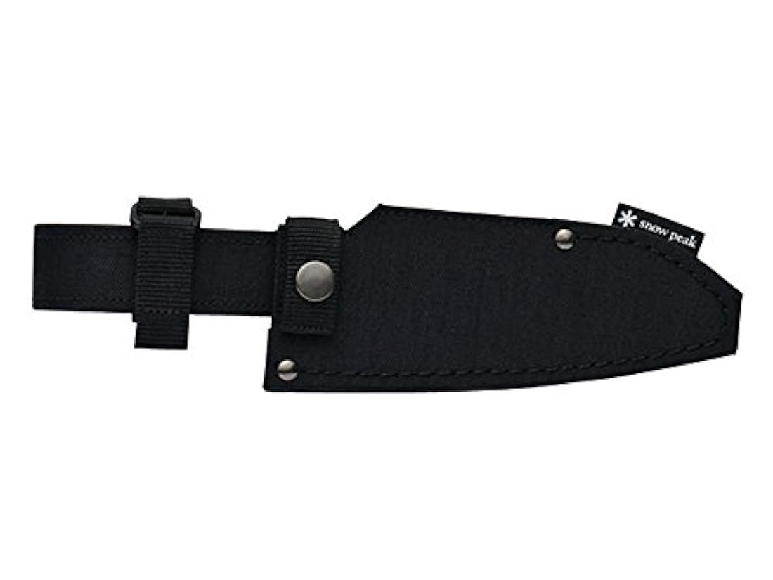 Snow Peak Campo Cocina Santoku – Cuchillo, color negro