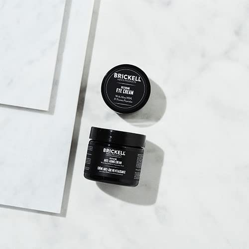 Crema facial antiarrugas y crema para ojos Brickell Men's