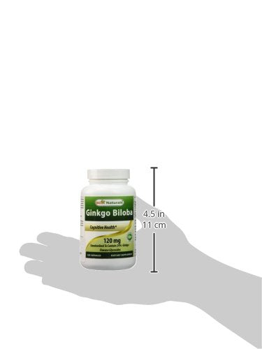 Best Naturals Ginkgo Biloba 120 mg 120 Tabletas