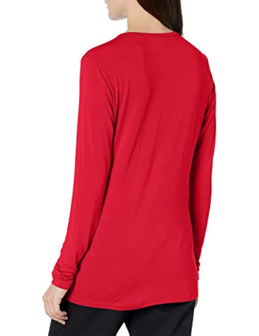 Camiseta tejida manga larga color rojo para mujer. Cherokee