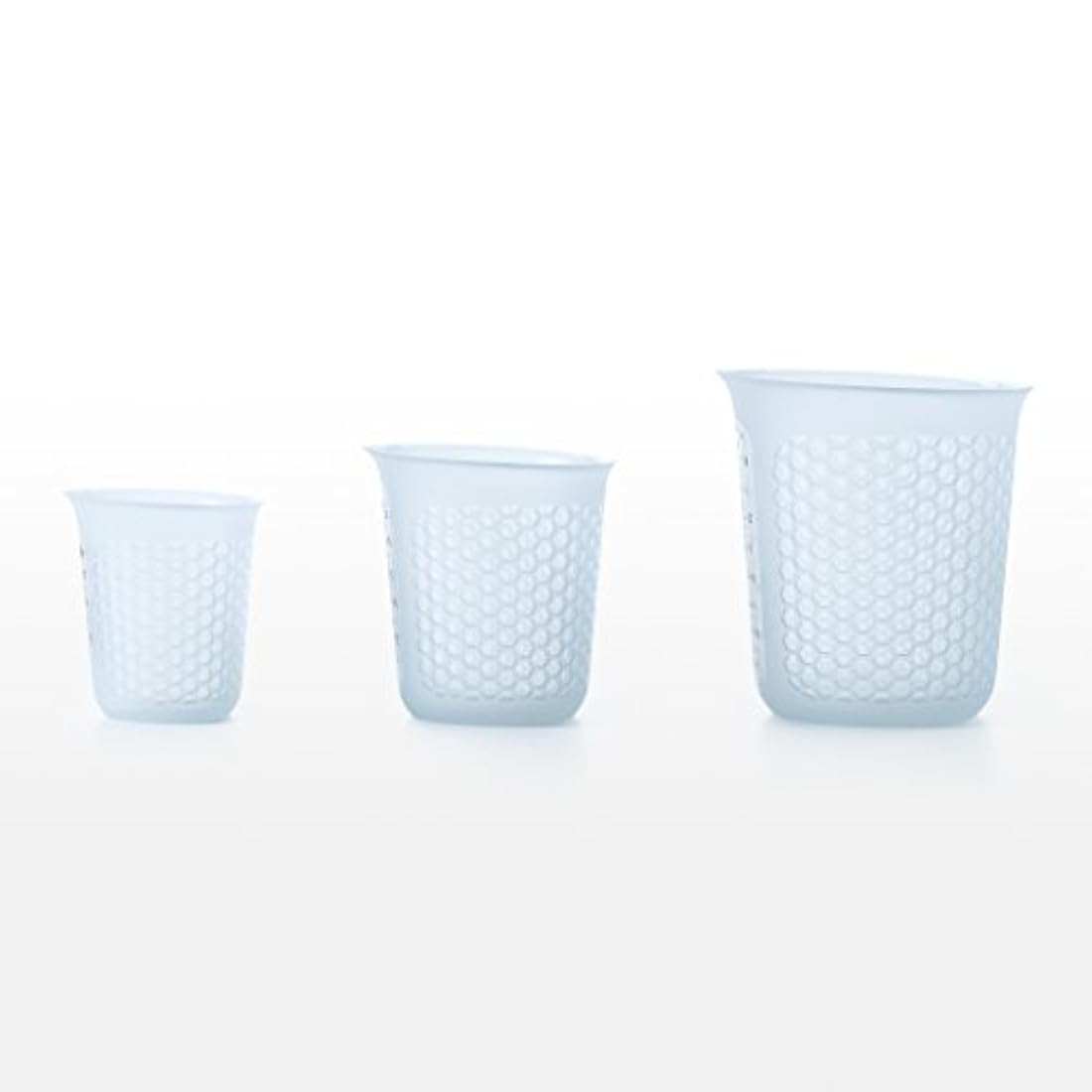 Taza de medir de silicón para exprimir y verter