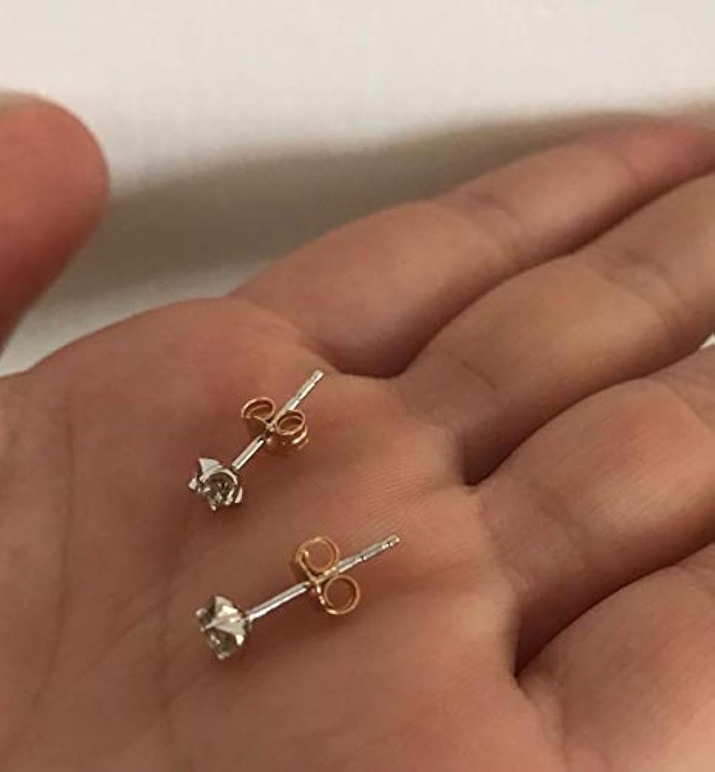 Pendientes de oro de 14 quilates con cierre de oreja