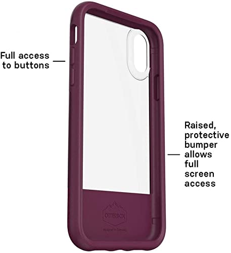 OtterBox Statement Series - Funda para iPhone XR con protector de pantalla ZAGG, protección extrema contra roturas, paquete (tormenta sólida)