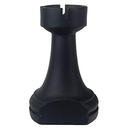 Sujetalibros decorativos de ajedrez para estantes, extremos de libro decorativos para libros pesados de oficina, 7 x 7 x 4 pulgadas, negro, 1 par/2 piezas (ajedrez)