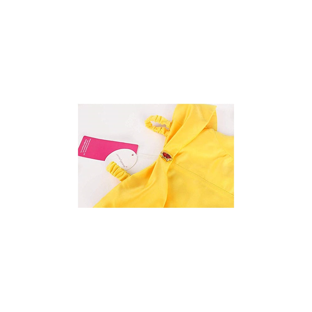 Disfraces de princesa para niña amarillo 4T