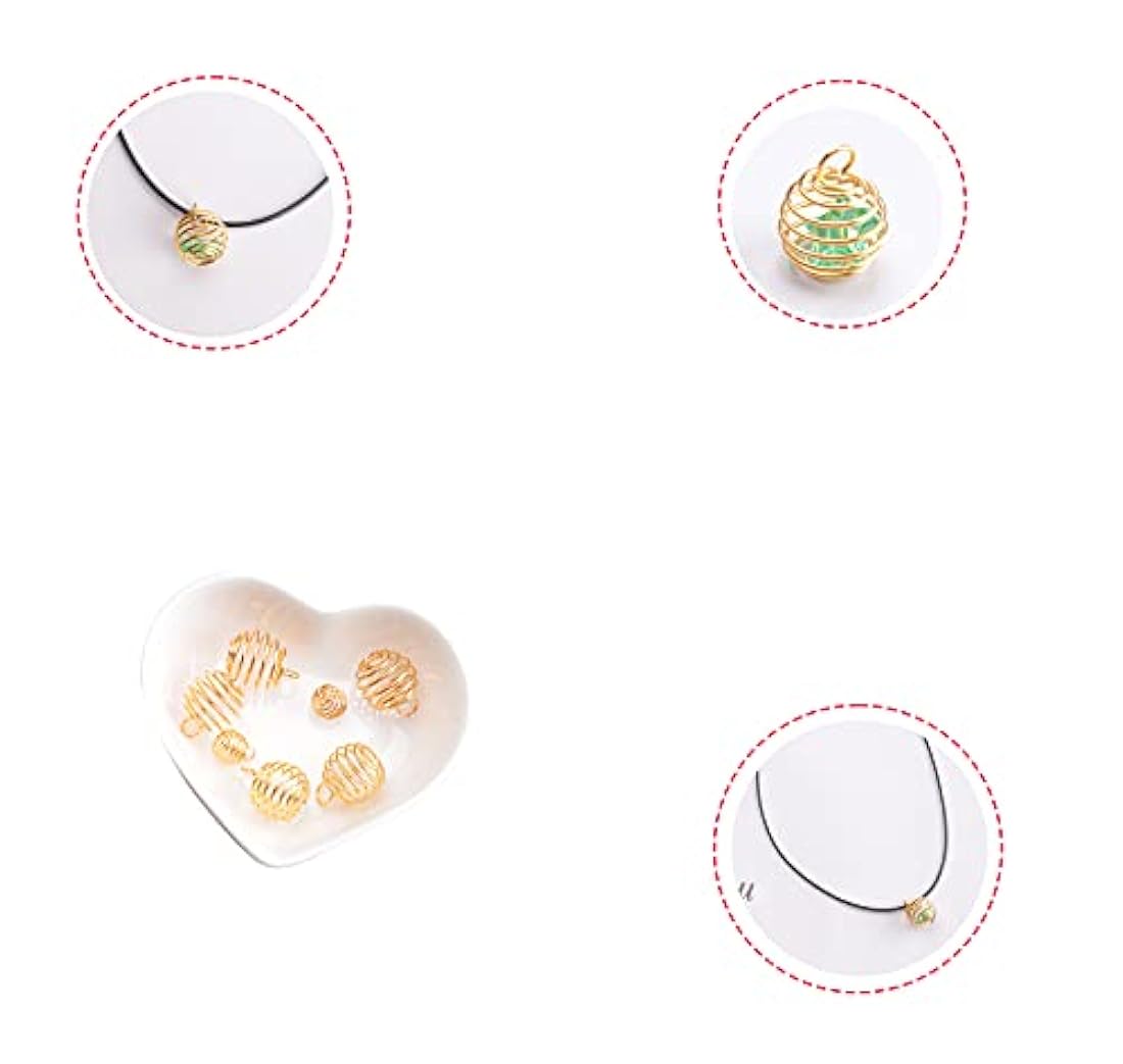 Dijes y Medallas - Juego de 20 colgantes con forma de jaula