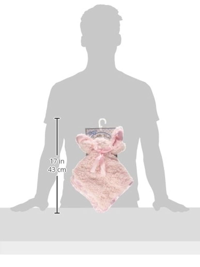 bebé ultra suave Cuddle Bud Blankie Bunnie, color rosa