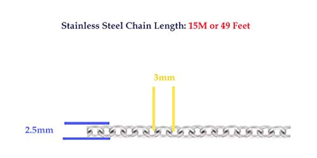 Cadena de acero inoxidable
