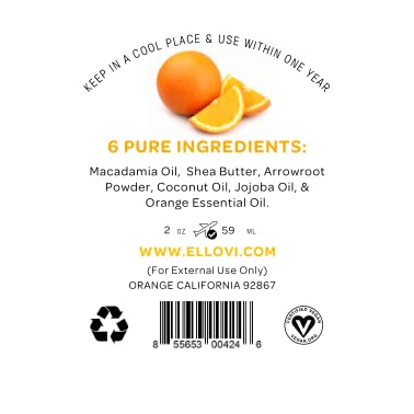 Manteca corporal natural y vegana - 6 ingredientes esenciales