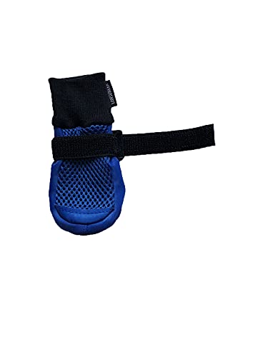 LONSUNEER Botas de perro transpirables para proteger las patas, suela suave antideslizante en 5 tamaños