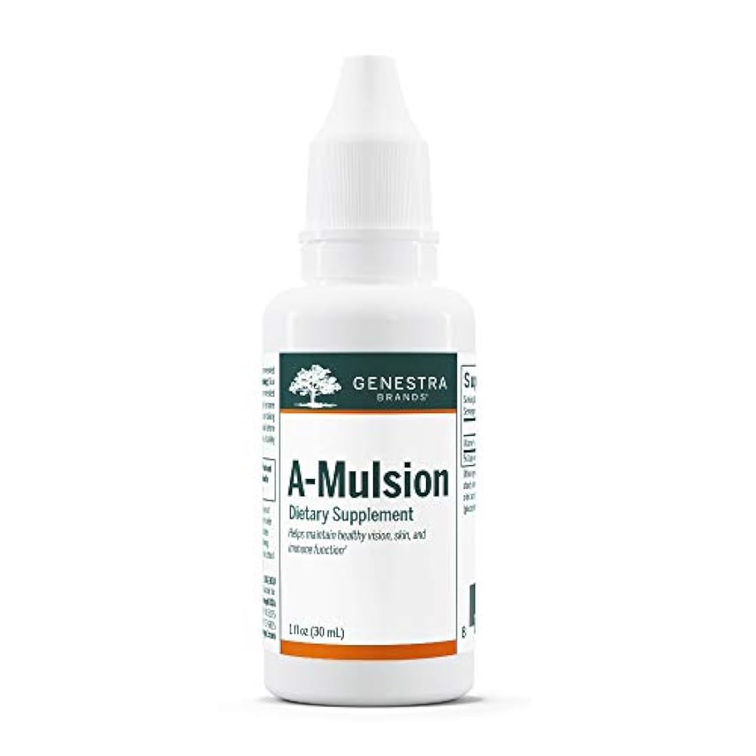 Genestra Marcas – A-Mulsion – Emulsified Vitamina A líquido – 1 fl. oz. - Sabor cítrico