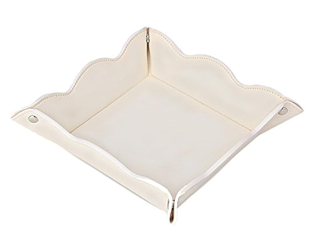 LISRSC - Bandeja de almacenamiento multifuncional de piel