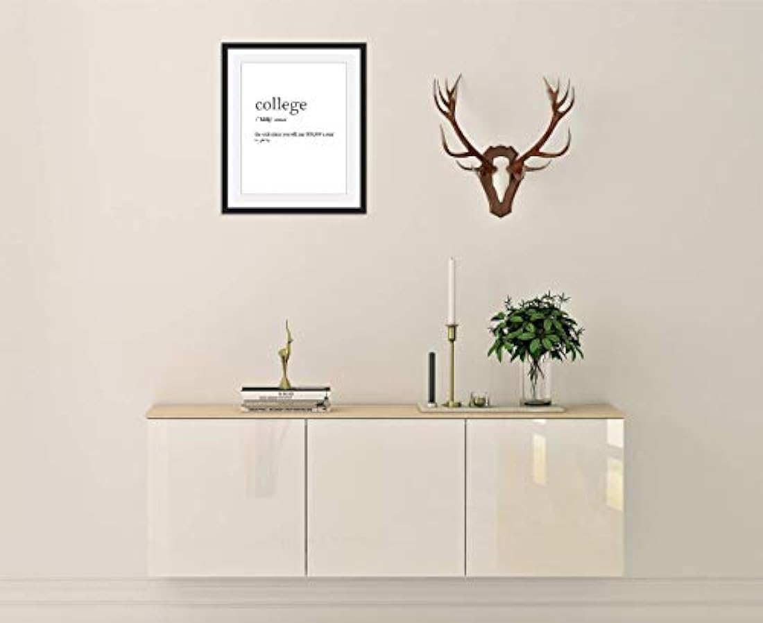 Impresión de arte de pared de tipografía sin marco