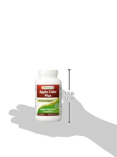 Best Naturals cápsulas de 500 mg Vinagre de sidra de manzana