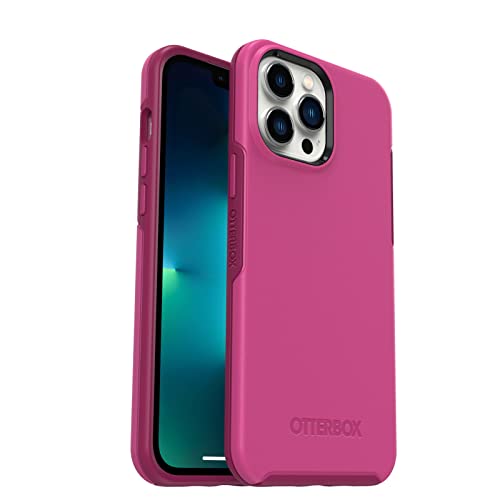 OtterBox Symmetry Series - Funda para iPhone 13 Pro Max y iPhone 12 Pro Max, color rosa renacentista