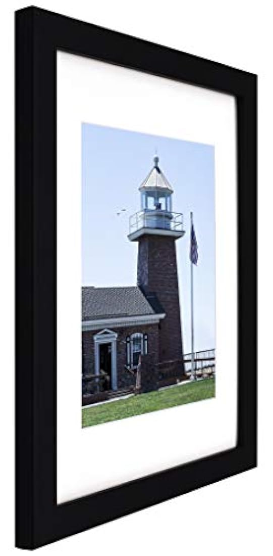 Portarretratos con marco de madera de 11 x 14 pulgadas