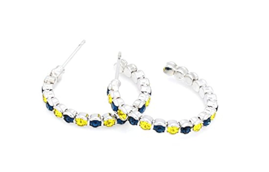 Deluxe juego de arete de aro – Súper Ligera bisel de vidrio