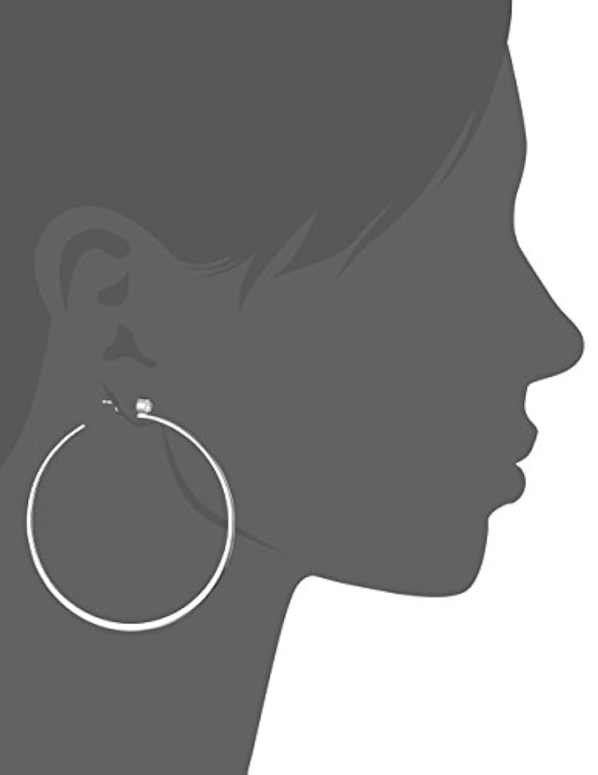 Michael Kors - Aretes de argolla brillantes y modernos