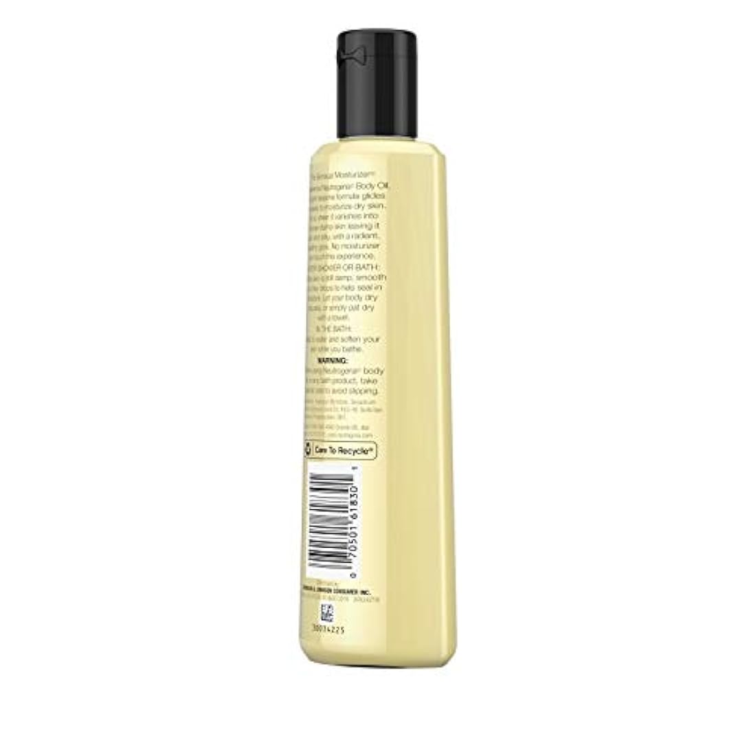 Aceite corporal Neutrogena, Fórmula sésamo liviano