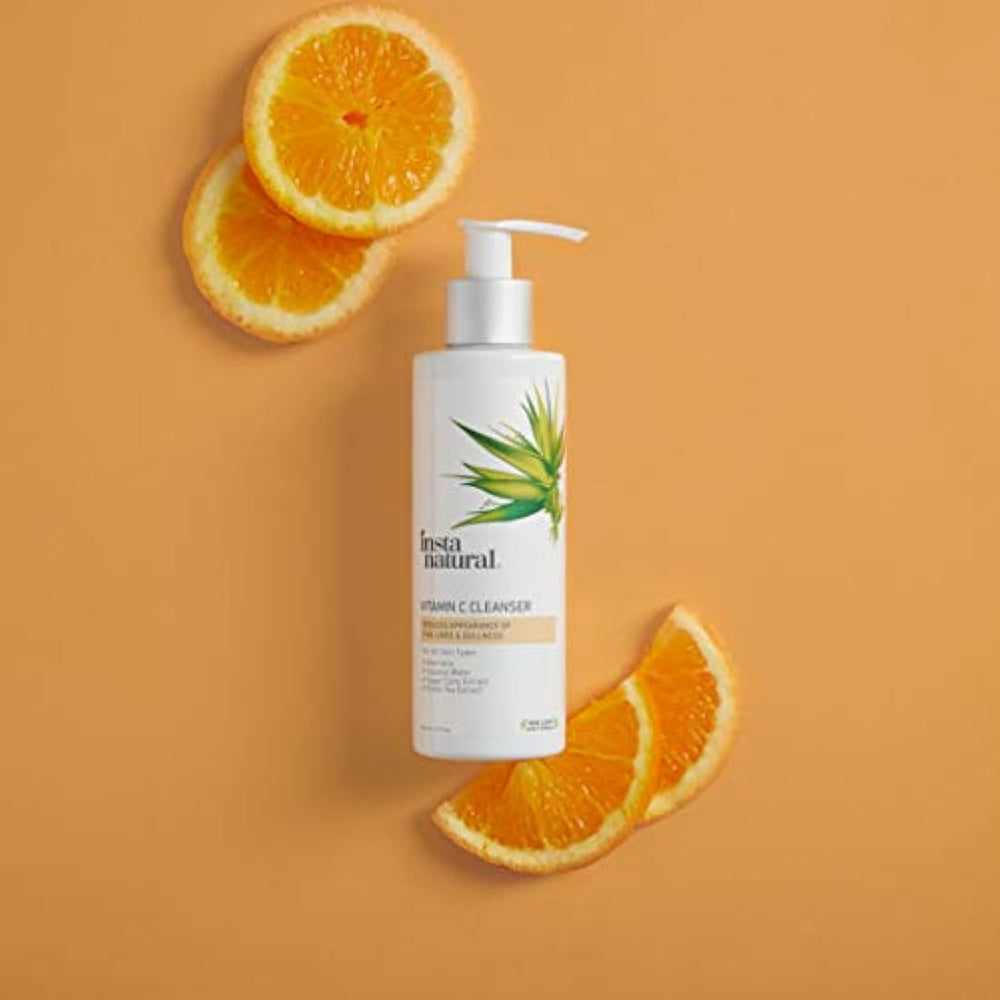 Limpiador facial con vitamina C InstaNatural