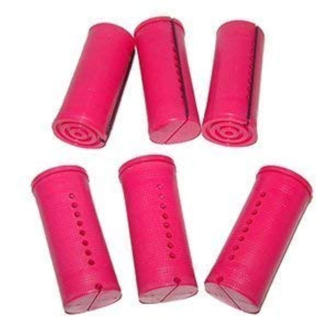 Varillas cóncavas para el pelo Jumbo 1 3/8 Diámetro 6 unid